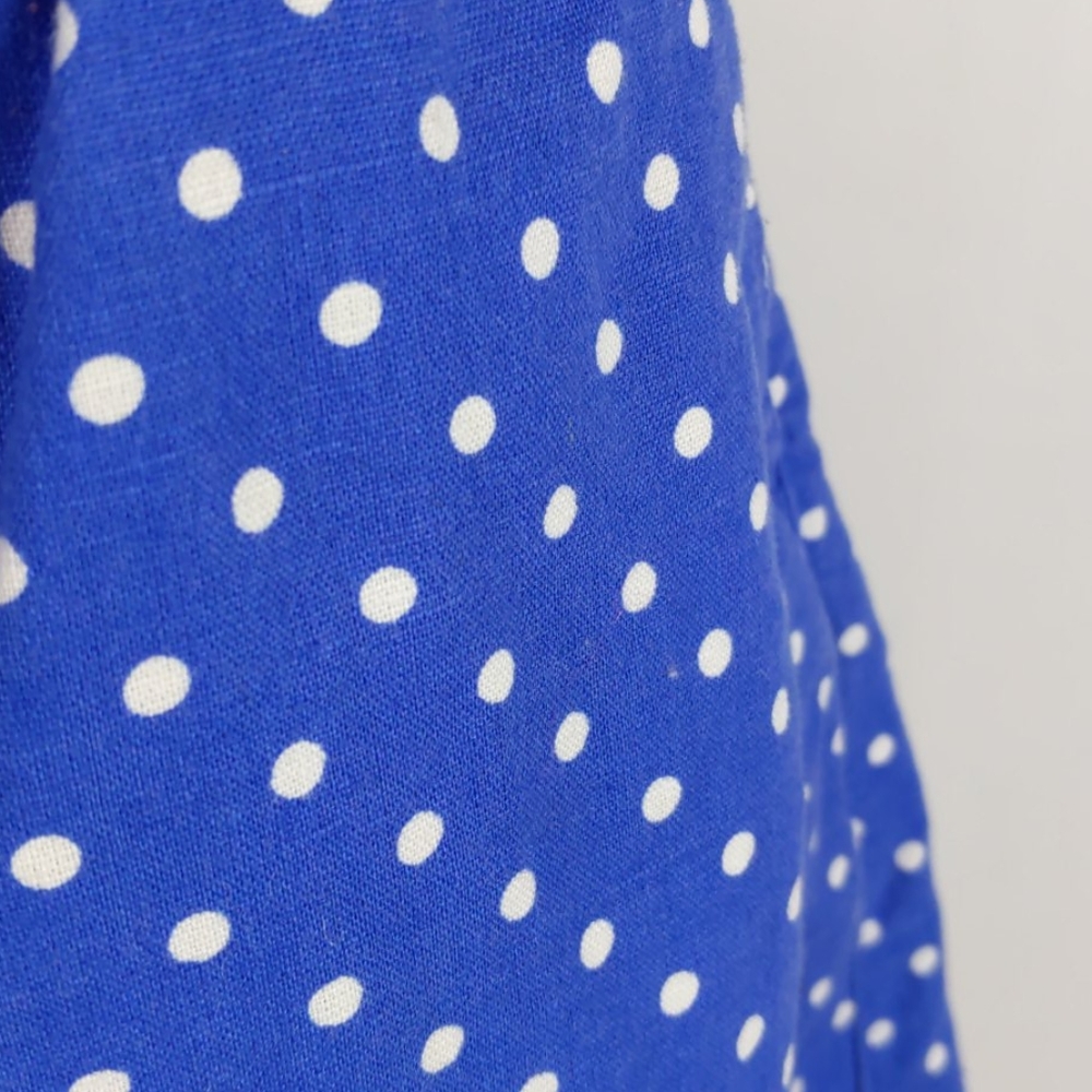 J. Crew Factory Linen Blend Drawstring Dot - Picture 6 of 9